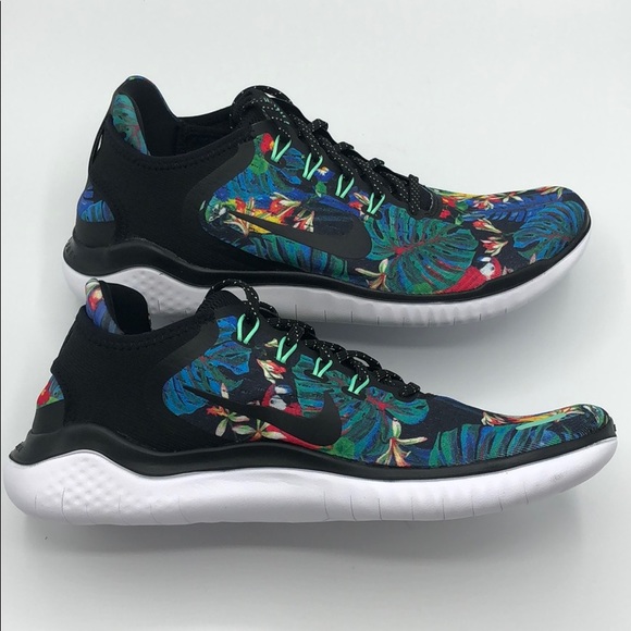 Nike Free RN 2018 Floral Graphic Running Shoes - Picture 3 of 8